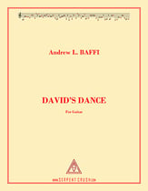 David's Dance Guitar and Fretted sheet music cover